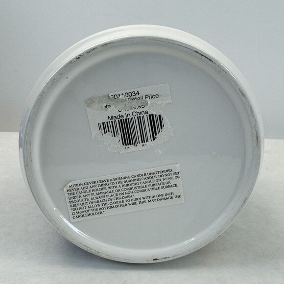 Hand-Painted Ceramic Snowman Christmas Tree Jar Candle Holder with Shade Blue Lg - Picture 7 of 13